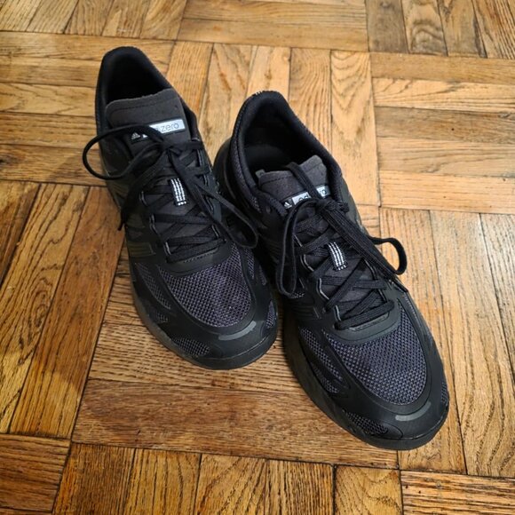 Adidas Adizero Aruku Carbon Triple Black Lace Up Athletic Shoes 11-Men Size - Picture 2 of 7